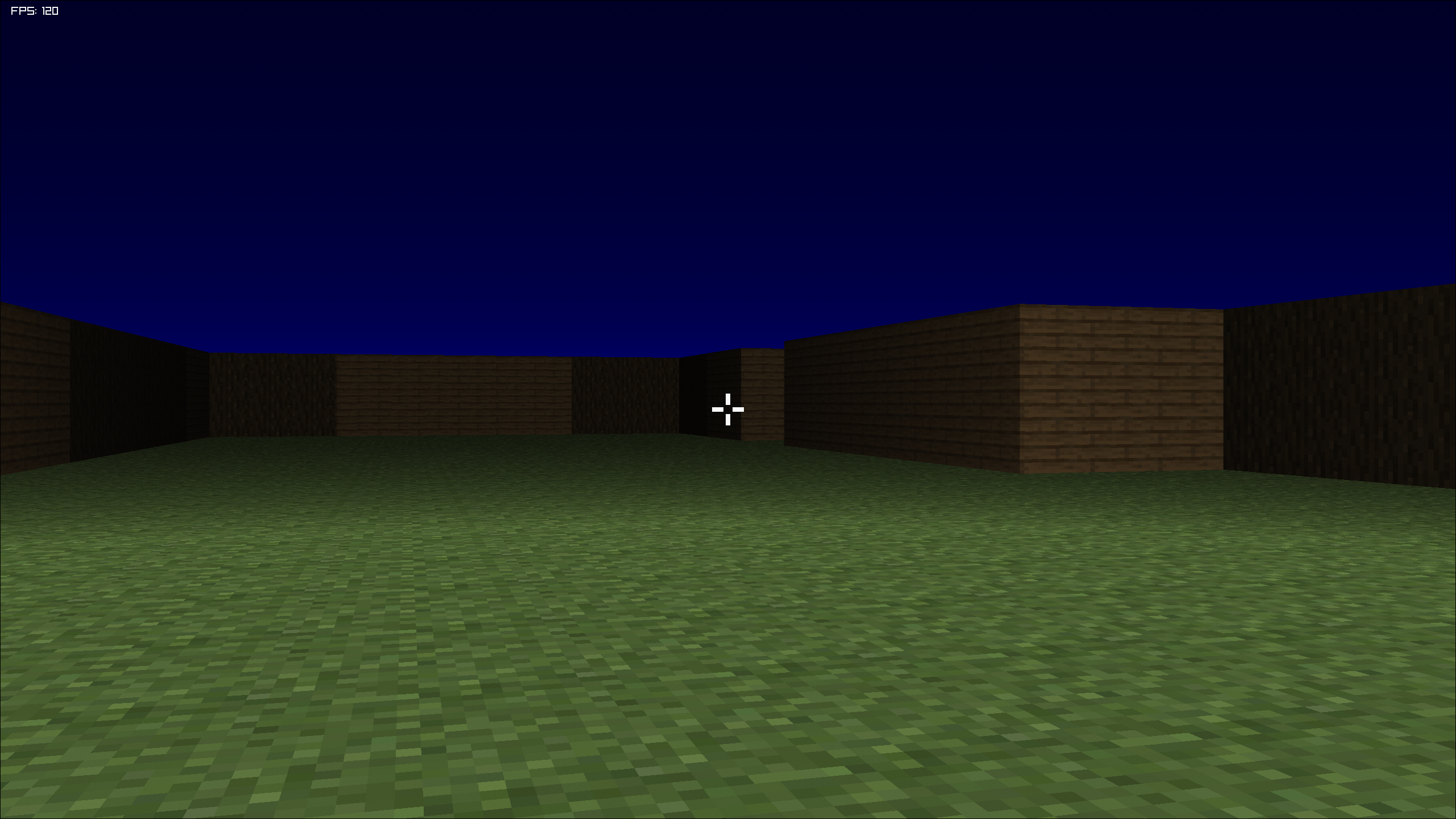 Textured walls and floor
